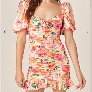 For Love & Lemons Versilla Mini Dress Size M